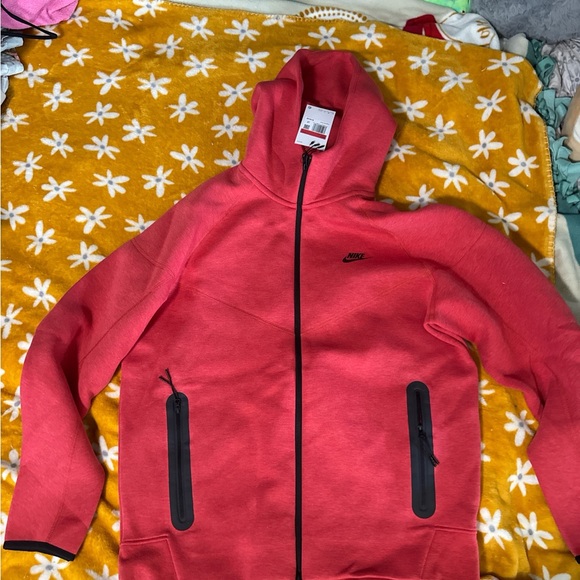 Nike Other - Nike Red Zip-Up Jacket